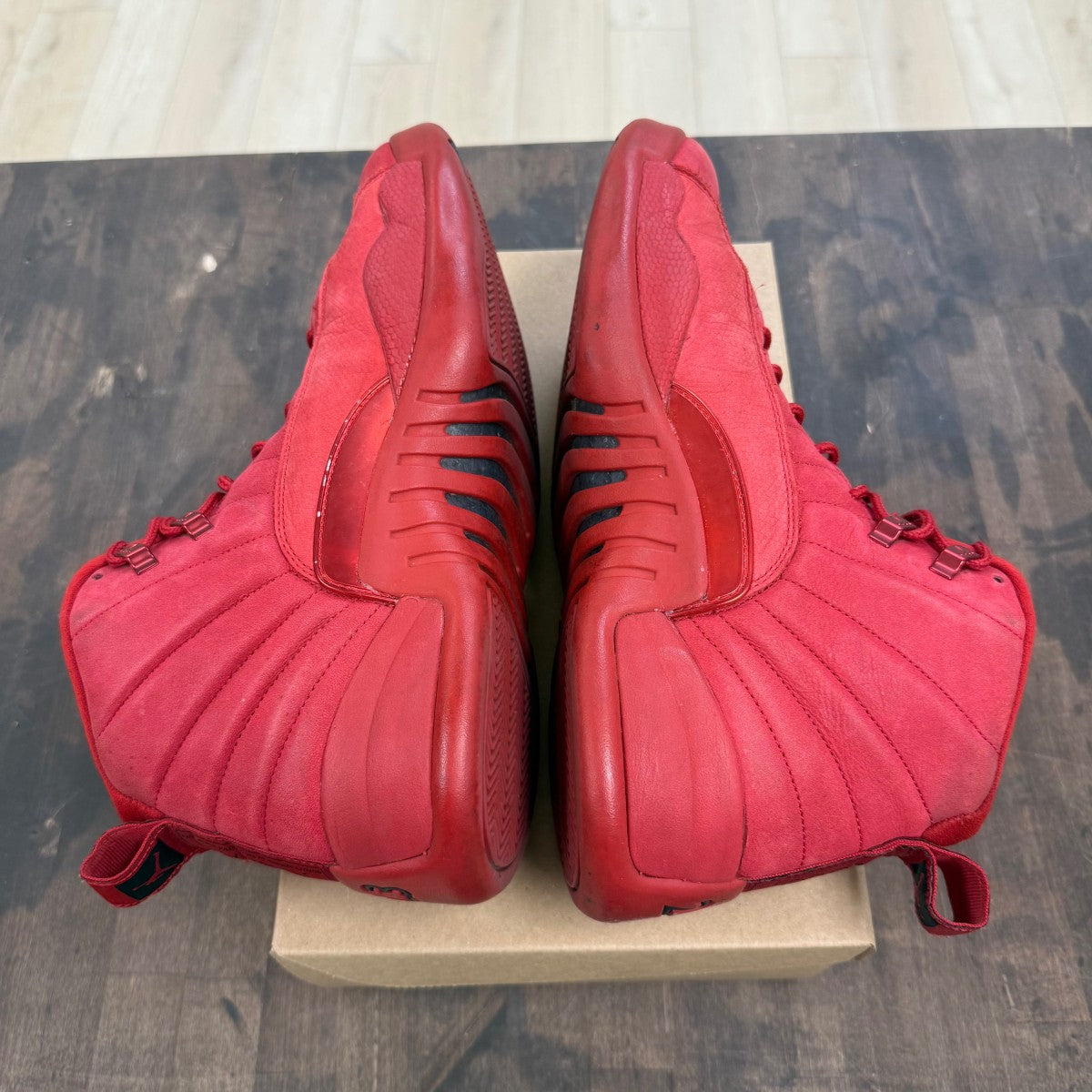 Jordan 12 Retro Gym Red (2018) Size 13 (Pre-Owned) - Image 4
