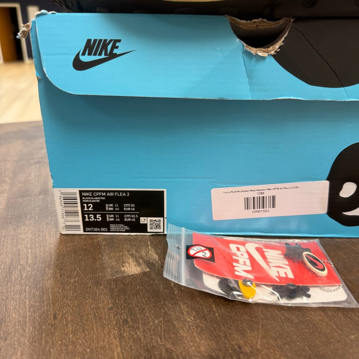 Nike CPFM Air Flea 2 Cactus Plant Flea Market Black Alabaster - Image 6
