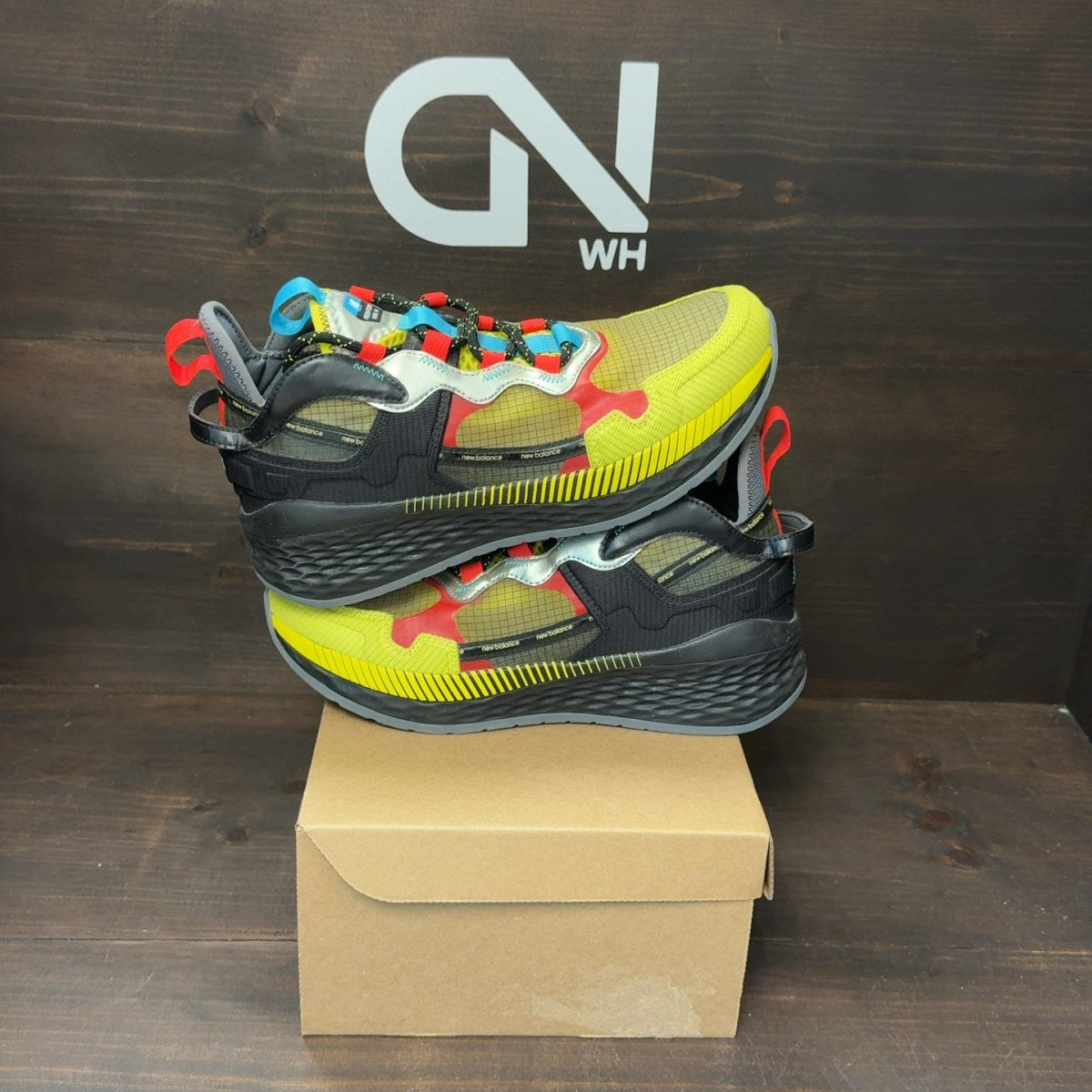 New Balance Test Run Project 2.0 Black Yellow Red Size 11 (Pre-Owned) - Image 1
