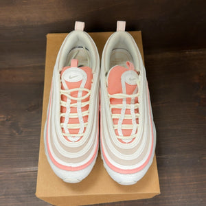 Nike Air Max 97 Summit White Bleached Coral (Women's) Size 7W (Pre-Owned) - Image 3