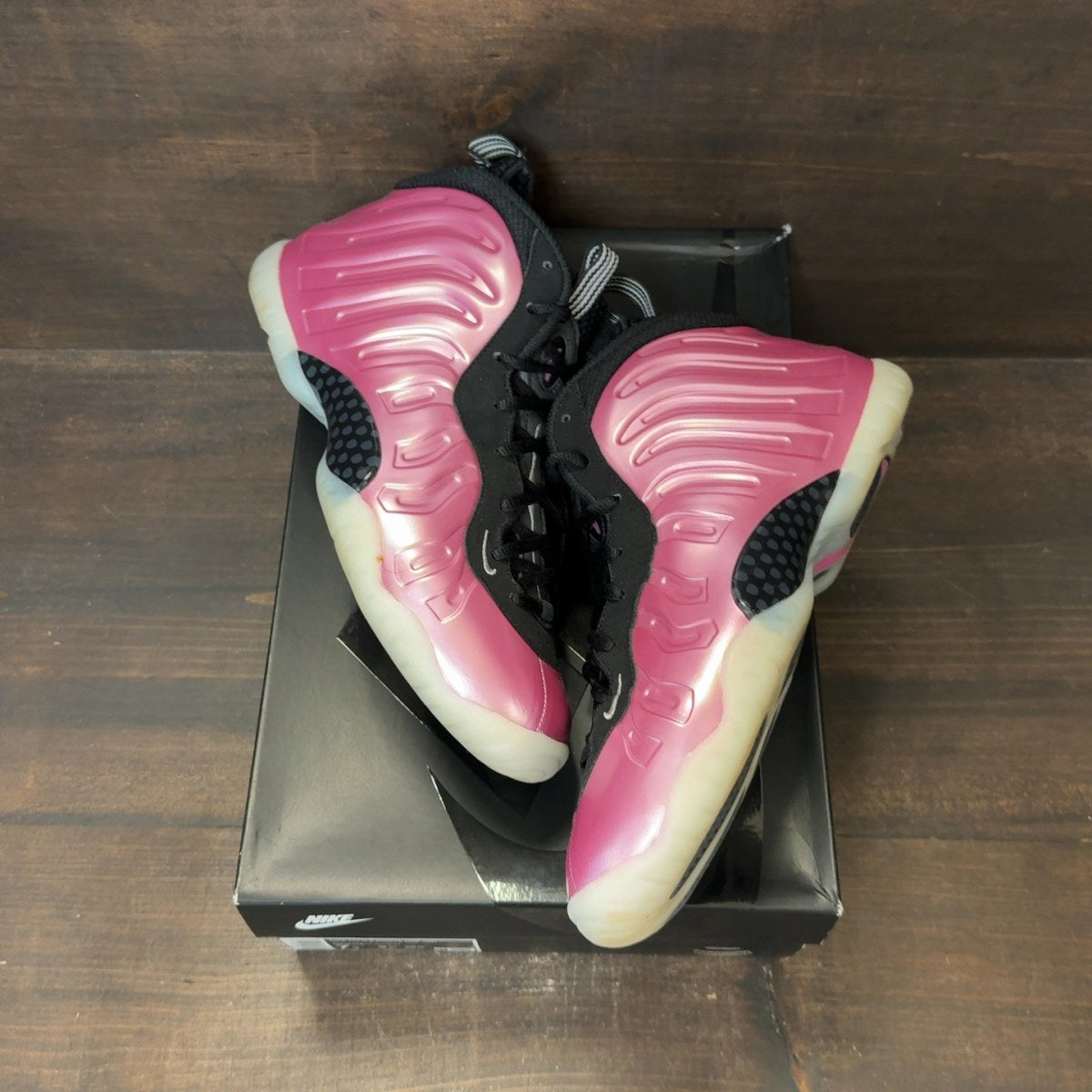Nike Little Posite One Polarized Pink (GS) Size 7Y (Pre-Owned)