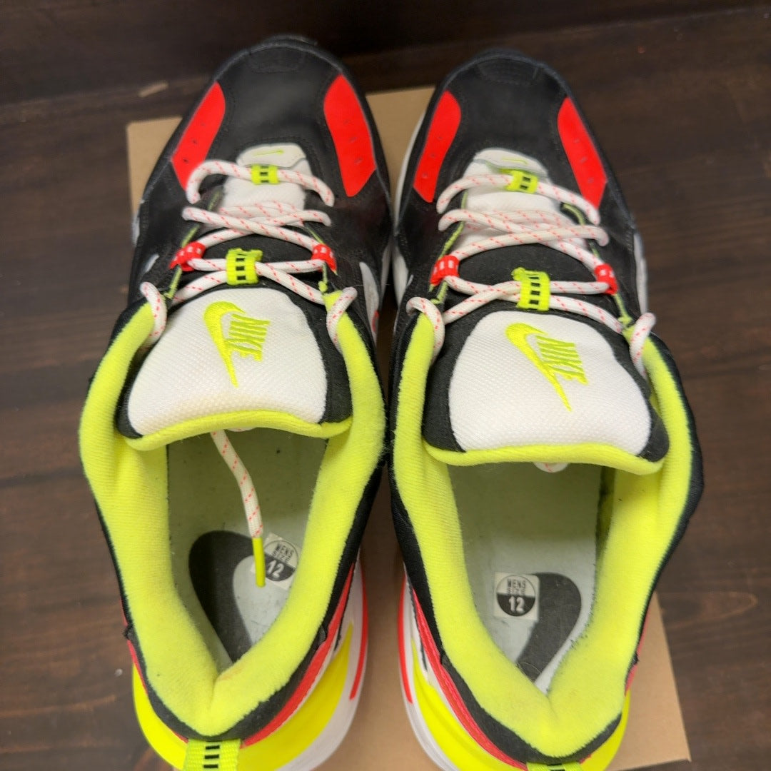 Nike M2K Tekno Black Volt Crimson Size 12 (Pre-Owned) - Image 5
