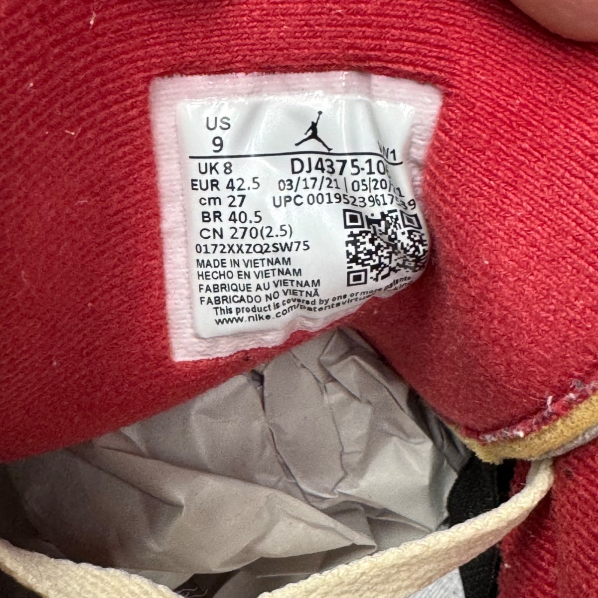 Jordan 2 Retro Low SP Off-White White Red - Image 7