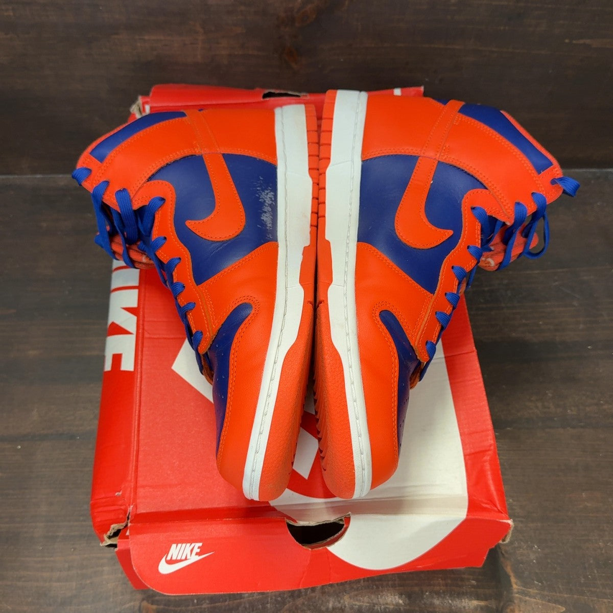 Nike Dunk High Knicks - Image 4