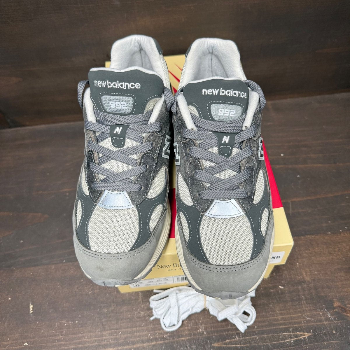 New Balance 992 MiUSA Shadow Grey Size 7.5 (Pre-Owned) - back