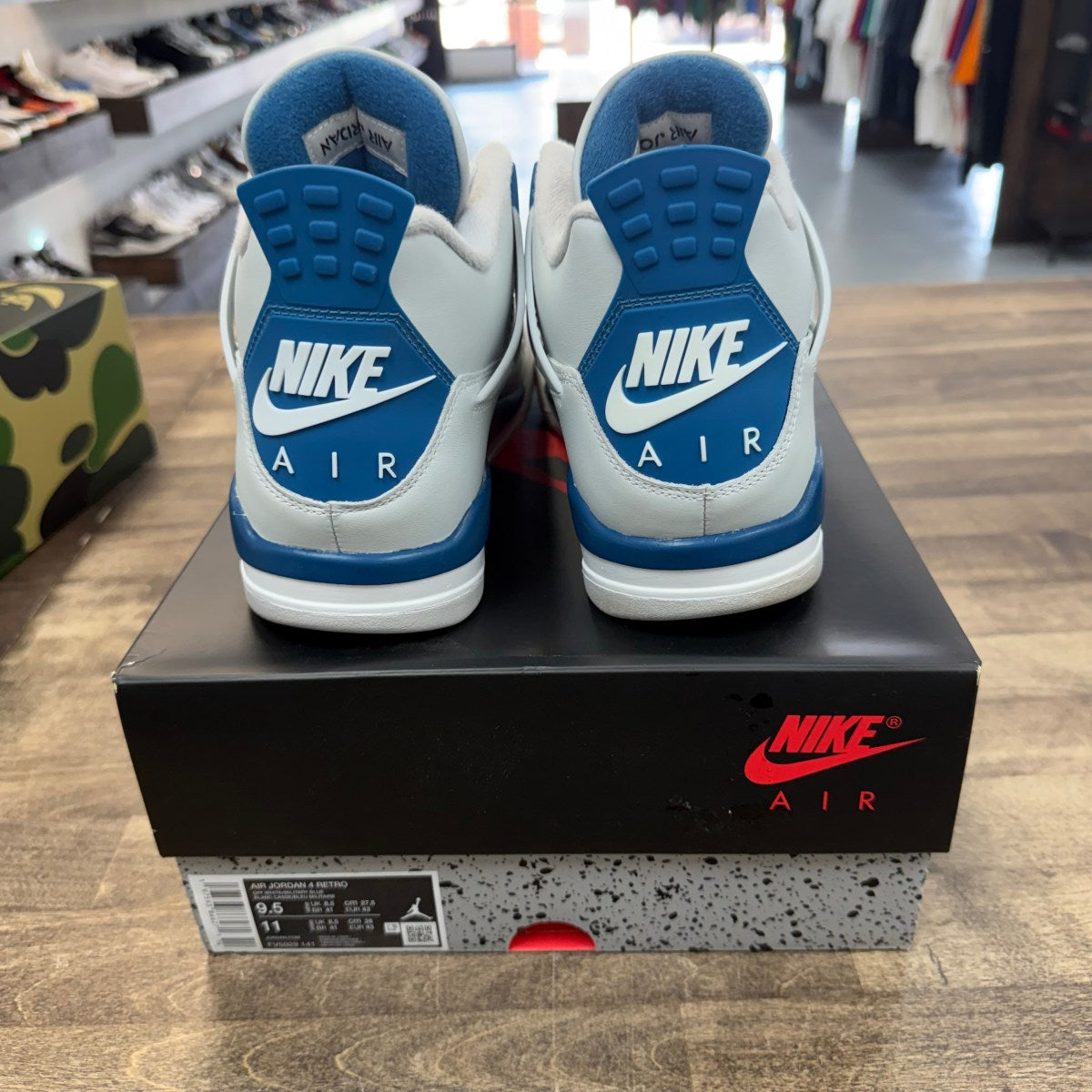 Jordan 4 Retro Military Blue (2024) - Image 3