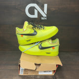 Nike Air Force 1 Low Off-White Volt Size 11 (Pre-Owned) - front