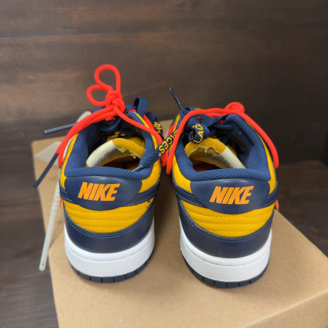 Nike Dunk Low Off-White University Gold Size 7 (Pre-Owned) - Image 4