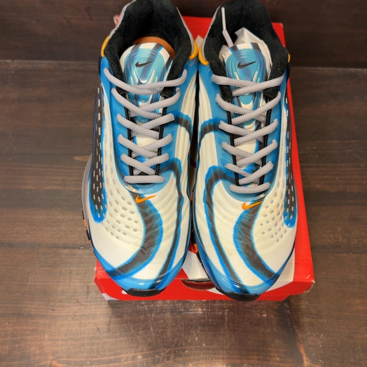 Nike Air Max Deluxe Photo Blue Orange Peel Size 9 (Pre-Owned) - Image 3