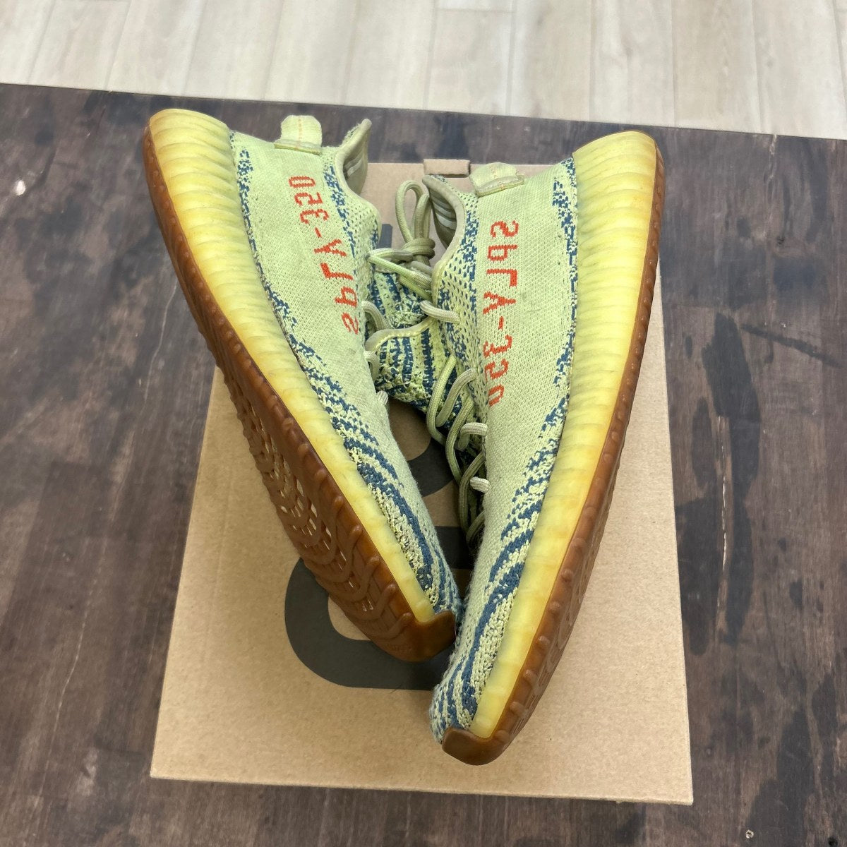 adidas Yeezy Boost 350 V2 Semi Frozen Yellow - Image 1