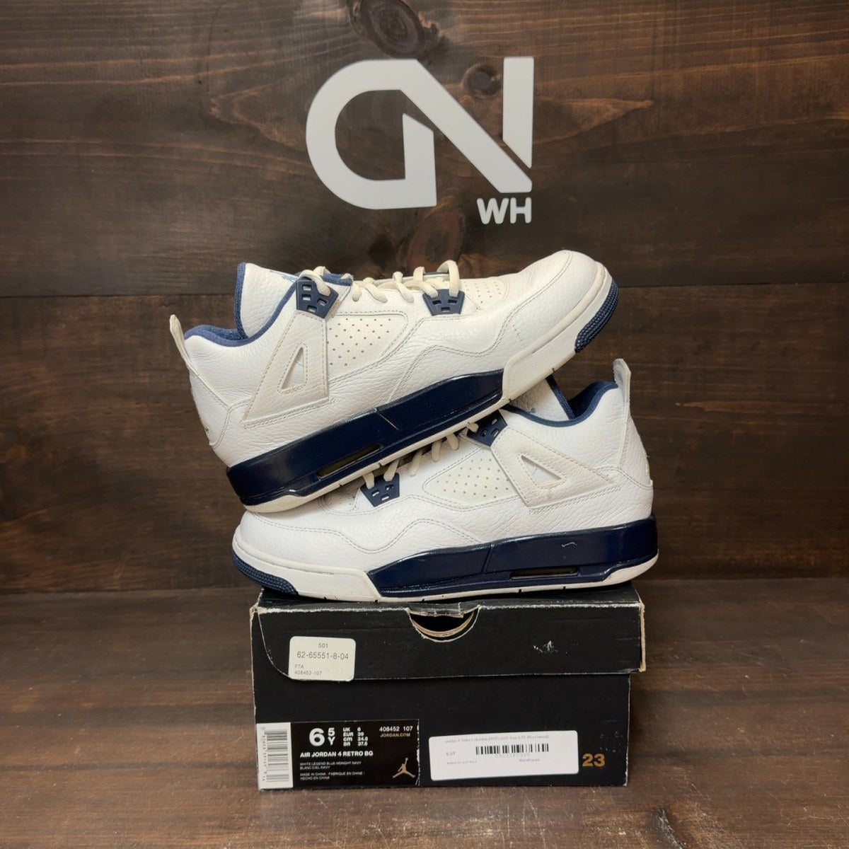 Jordan 4 Retro Columbia (2015) (GS) - Image 1