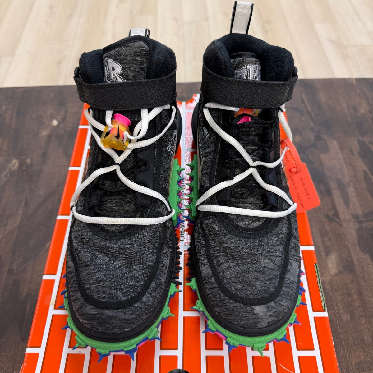 Nike Air Force 1 Mid Off-White Black Size 12 (Pre-Owned) - Image 2