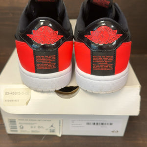 Jordan 1 Low Slip Black Hot Punch (Women's) - Image 5