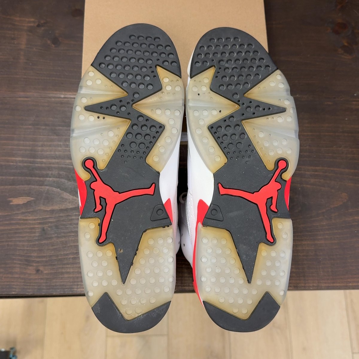 Jordan 6 Retro Infrared White (2014) Size 12.5 (Pre-Owned) - aux