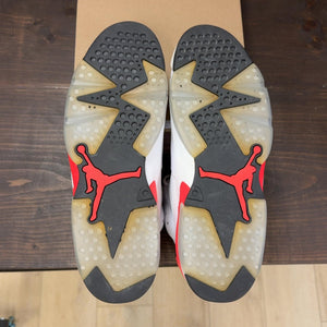 Jordan 6 Retro Infrared White (2014) Size 12.5 (Pre-Owned) - aux