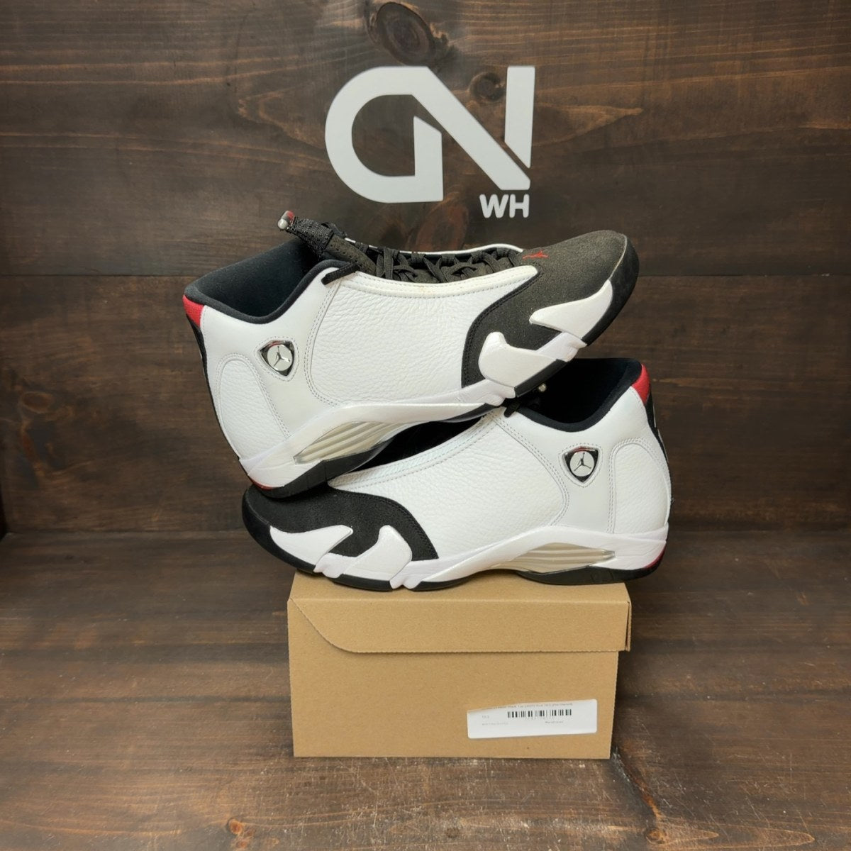 Jordan 14 Retro Black Toe (2024) Size 10.5 (Pre-Owned) - Image 1