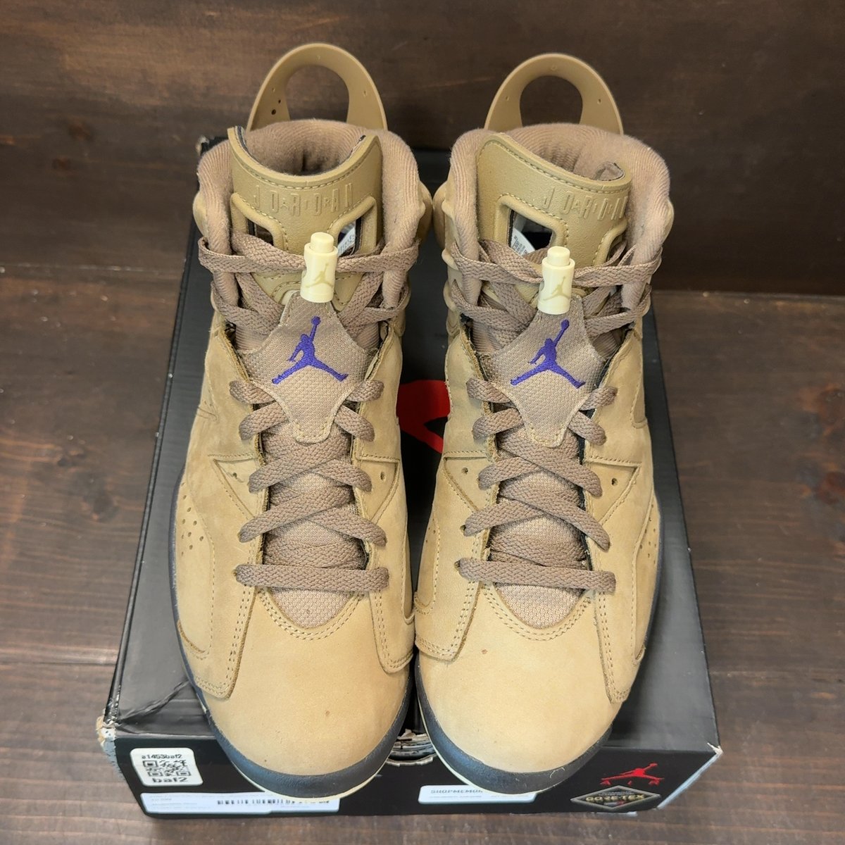 Jordan 6 Retro Gore-Tex Brown Kelp (Women's) Size 10.5W (Pre-Owned) - tag