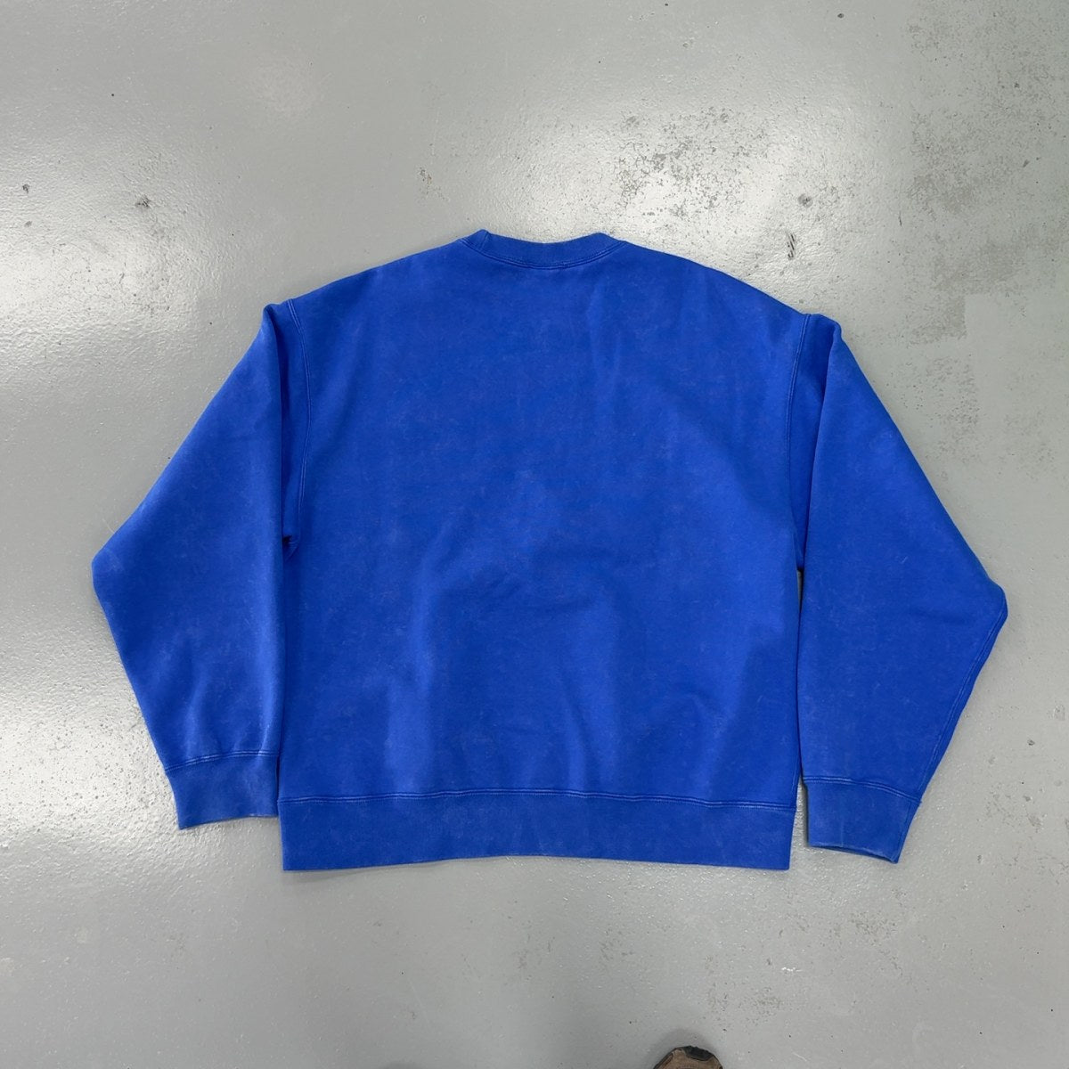 Nike x Stussy Acid Wash Crew Fleece Blue Size M Size M (Pre-Owned) - Image 2