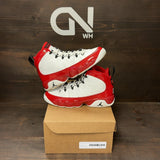 Jordan 9 Retro White Gym Red (GS) Size 5.5Y (Pre-Owned) - Image 1