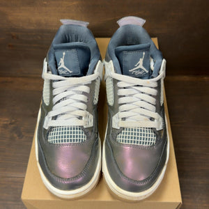 Jordan 4 Retro Monsoon Blue (GS) Size 7Y (Pre-Owned) - Image 3