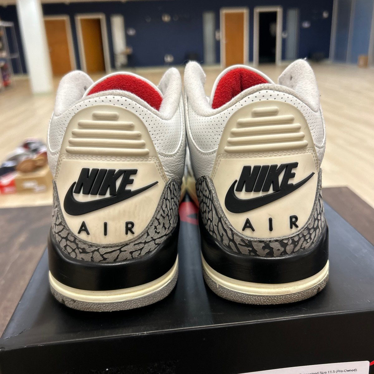 Jordan 3 Retro White Cement Reimagined Size 11.5 (Pre-Owned) - Image 4