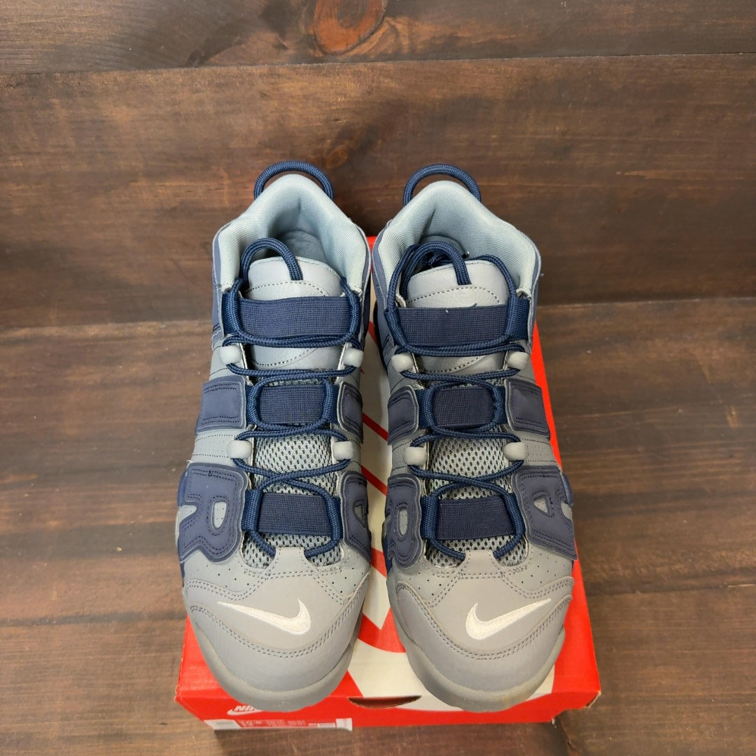 Nike Air More Uptempo Cool Grey Midnight Navy - Image 3