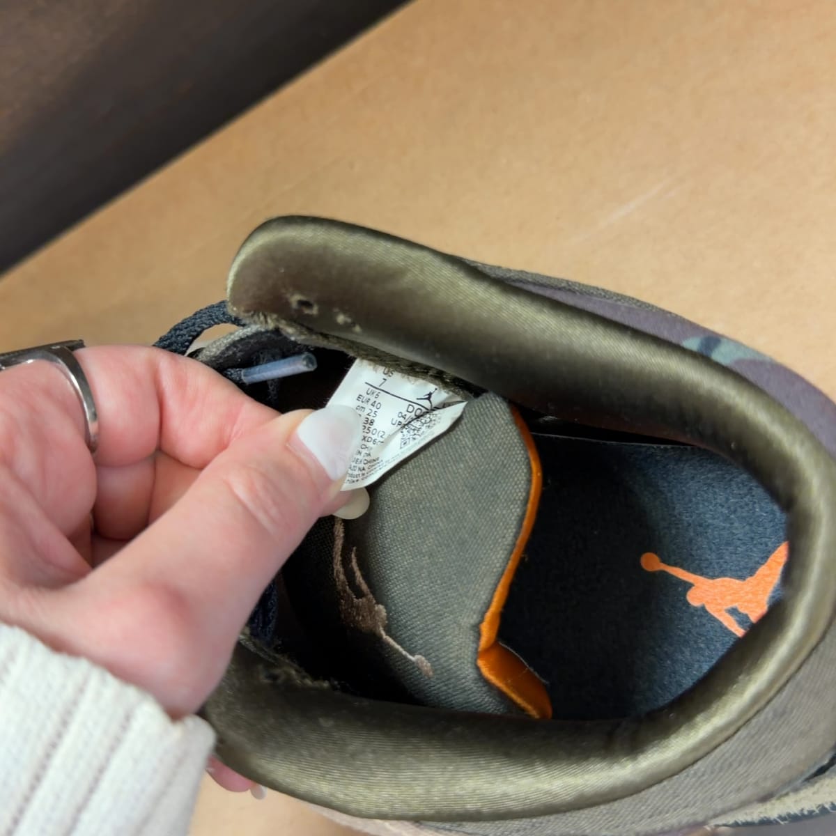 Jordan 3 Retro Patchwork Camo Size 7 (Pre-Owned) - aux