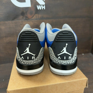 Jordan 3 Retro Varsity Royal Cement Size 13 (Pre-Owned) - Image 4