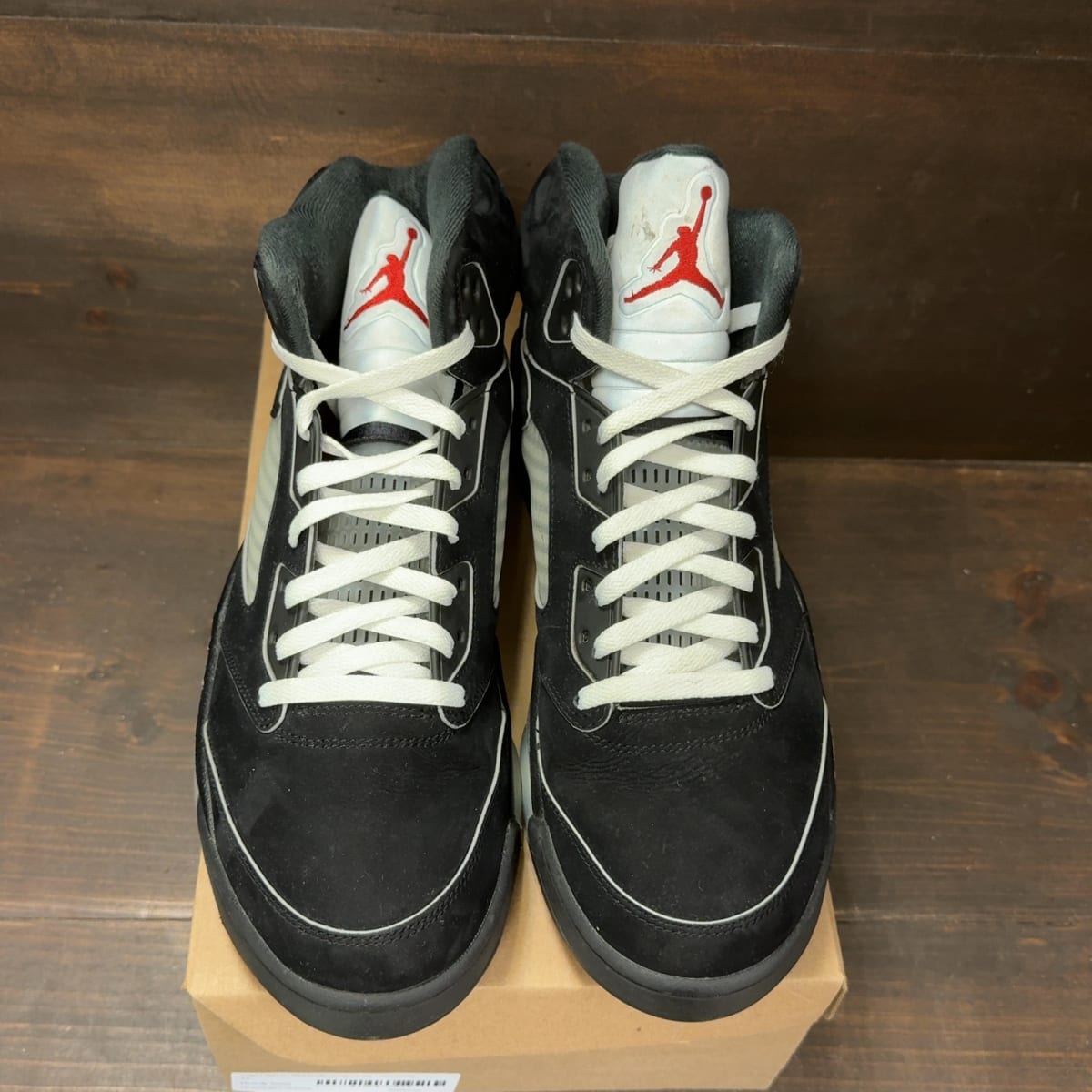 Jordan 5 Retro OG Black Metallic Reimagined Size 13 (Pre-Owned) - tag