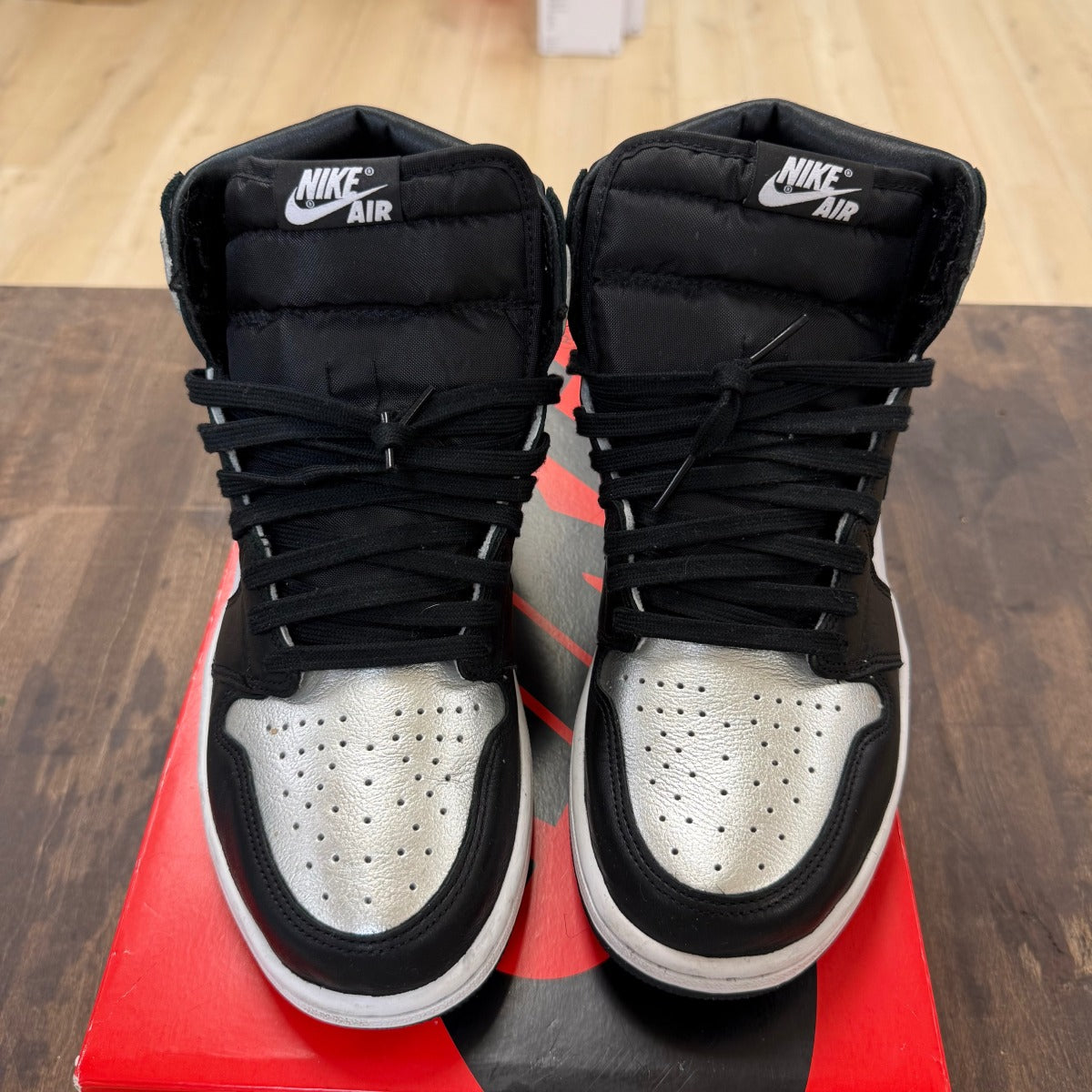 Jordan 1 Retro High Silver Toe (Women's) - Image 2