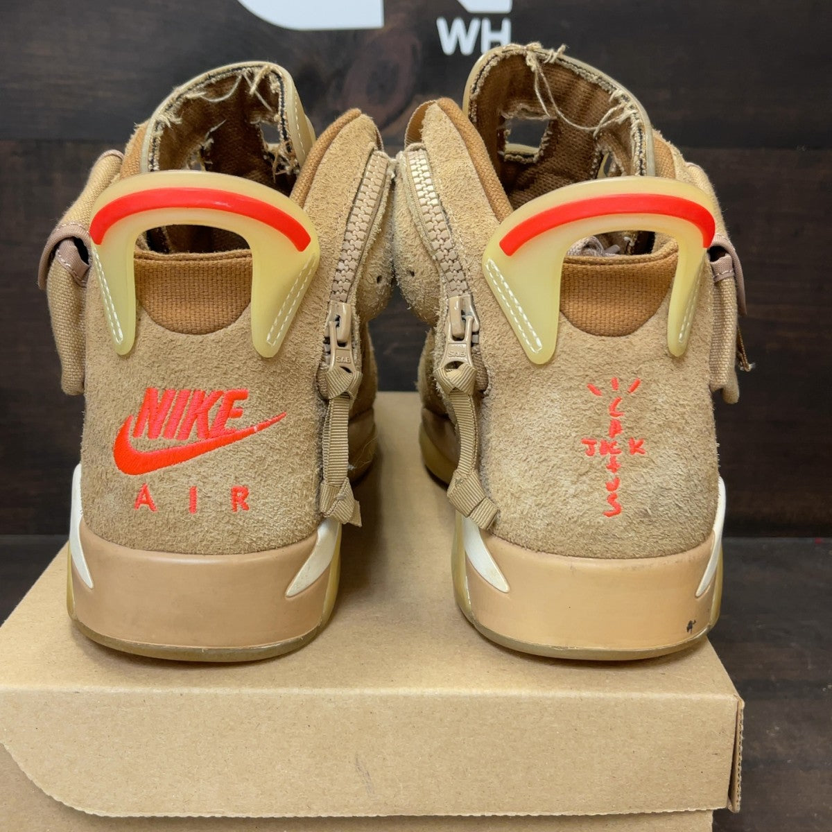 Jordan 6 Retro Travis Scott British Khaki Size 10 (Pre-Owned) - Image 5