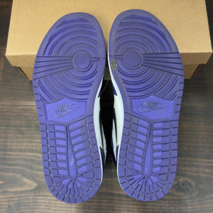 Jordan 1 Retro High Court Purple White Size 10 (Pre-Owned) - Image 6