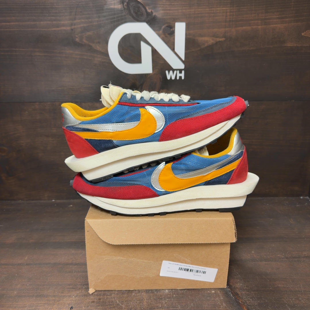 Nike LD Waffle sacai Varsity Blue Size 10 (Pre-Owned) - Image 1