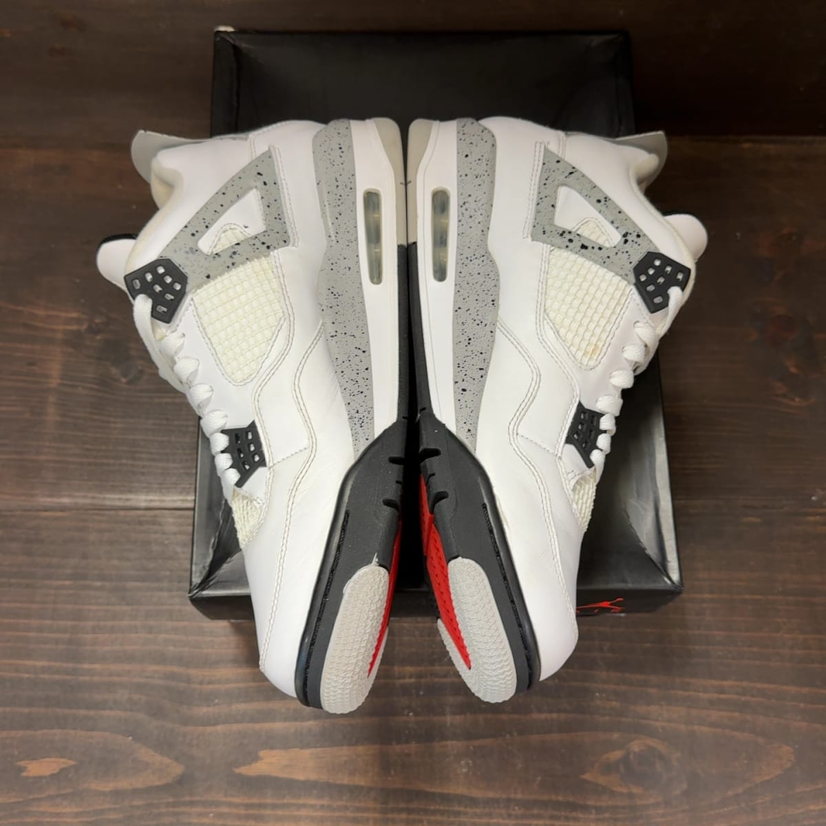 Jordan 4 Retro White Cement (2016) Size 12 (Pre-Owned) - aux