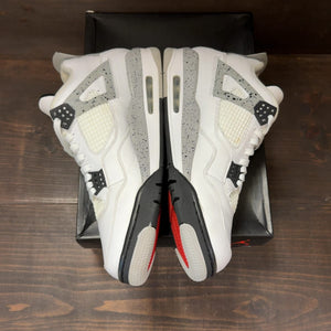 Jordan 4 Retro White Cement (2016) Size 12 (Pre-Owned) - aux