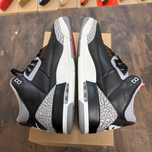 Jordan 3 Retro OG Black Cement (2024) Size 12 (Pre-Owned) - Image 3