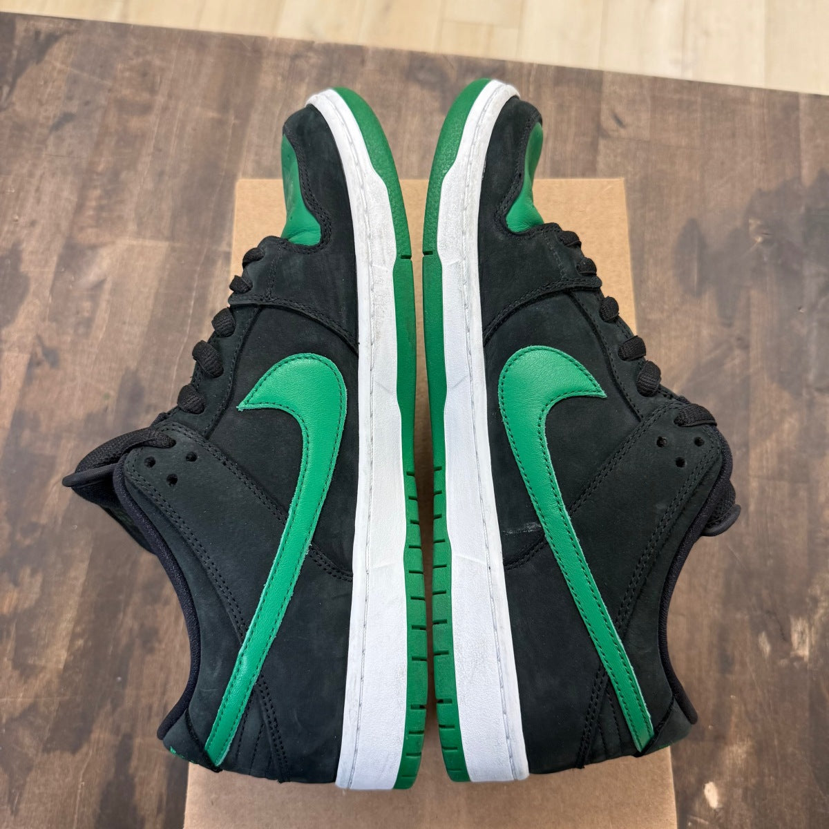 Nike SB Dunk Low Pro J Pack Black Pine Green Size 12 (Pre-Owned) - Image 5
