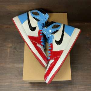 Jordan 1 Retro High Fearless UNC Chicago Size 9 (Pre-Owned) - Image 2
