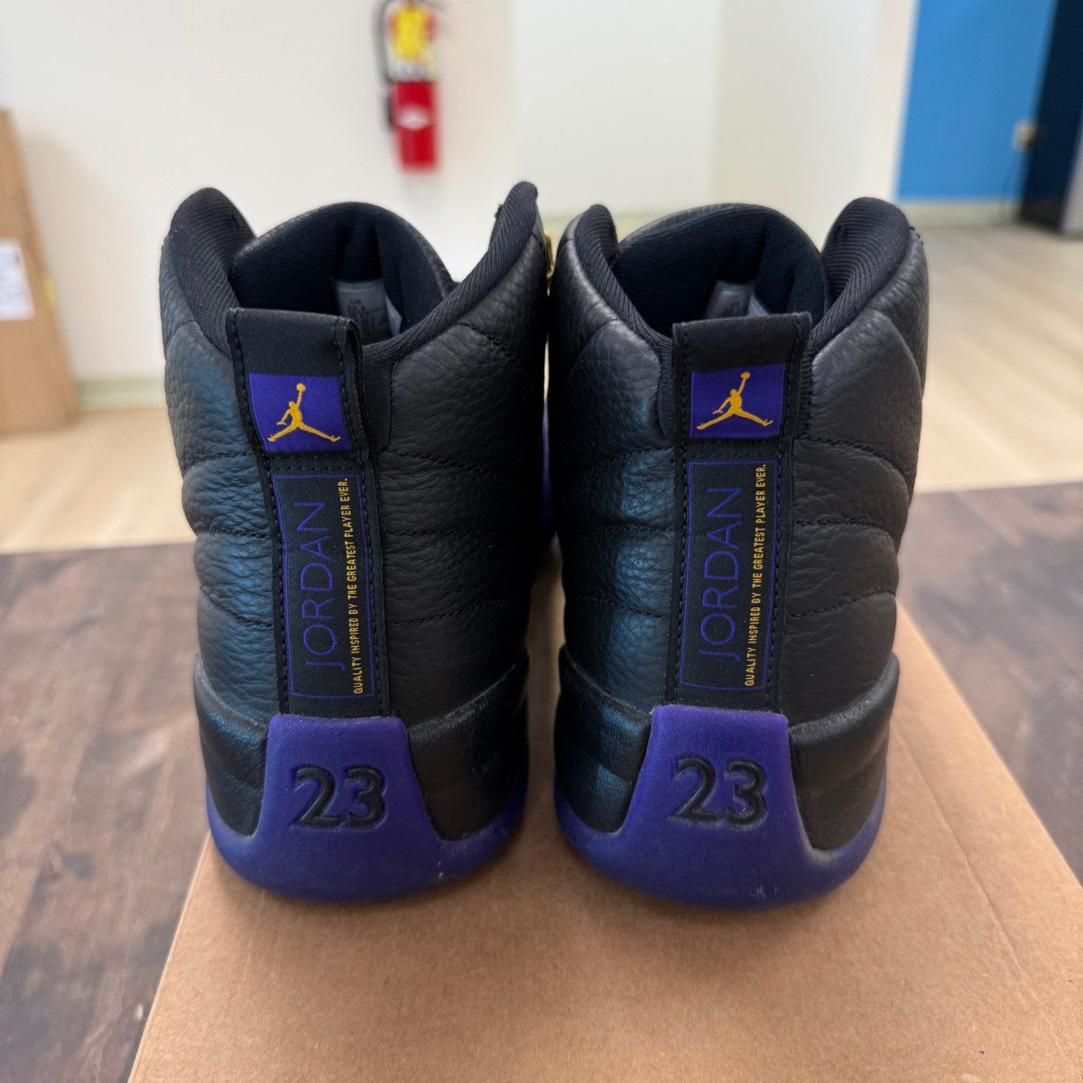 Jordan 12 Retro Field Purple Size 10.5 (Pre-Owned) - Image 3