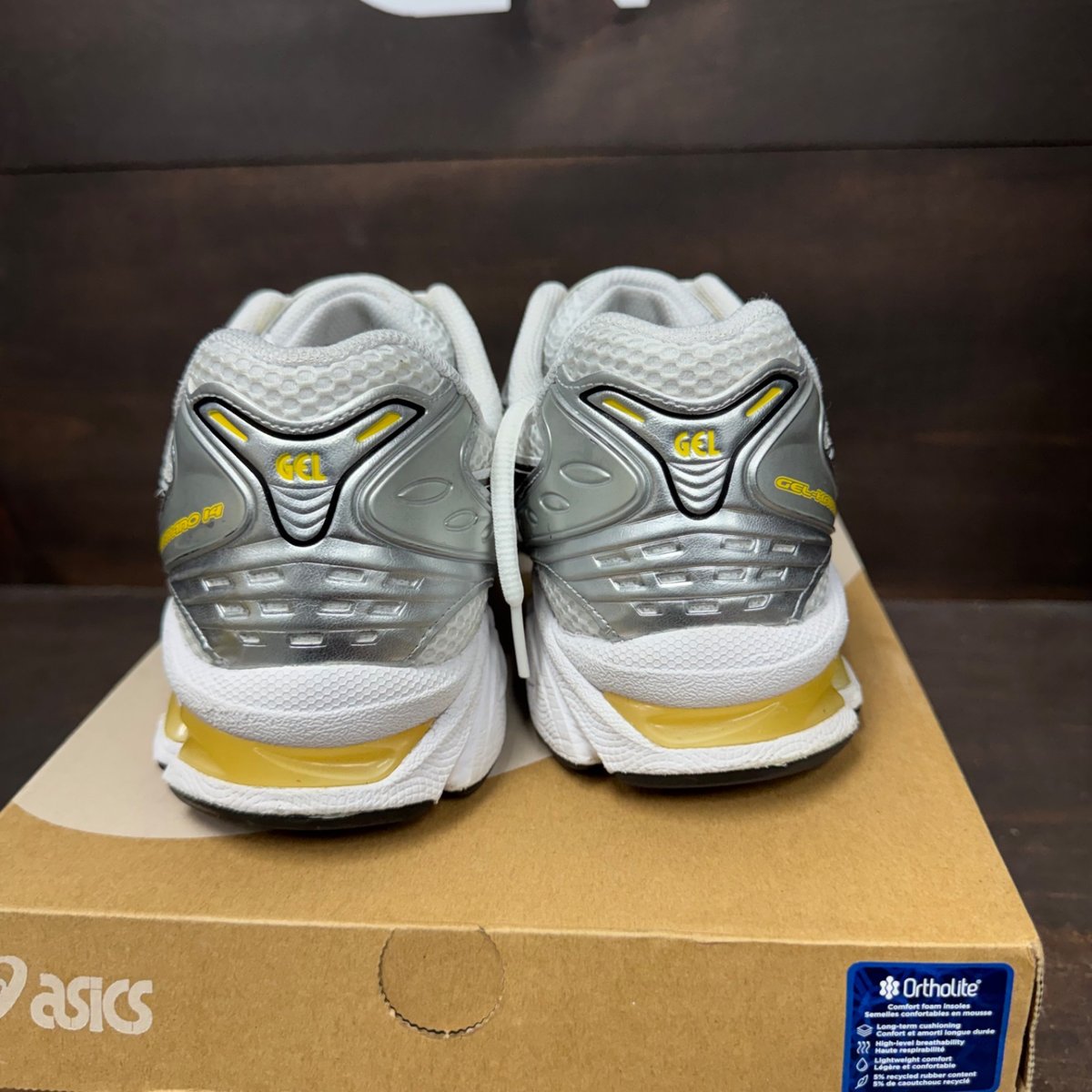 ASICS GEL-Kayano 14 Tai Chi Yellow Size 10.5 (Pre-Owned) - sole