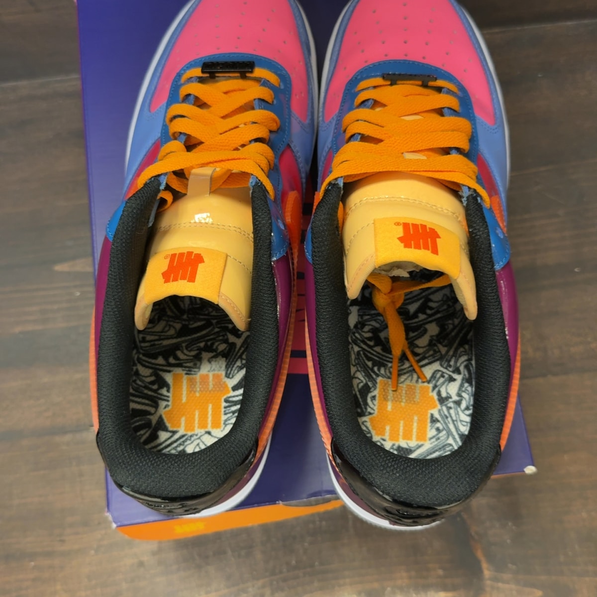 Nike Air Force 1 Low SP Undefeated Multi-Patent Total Orange - Image 5