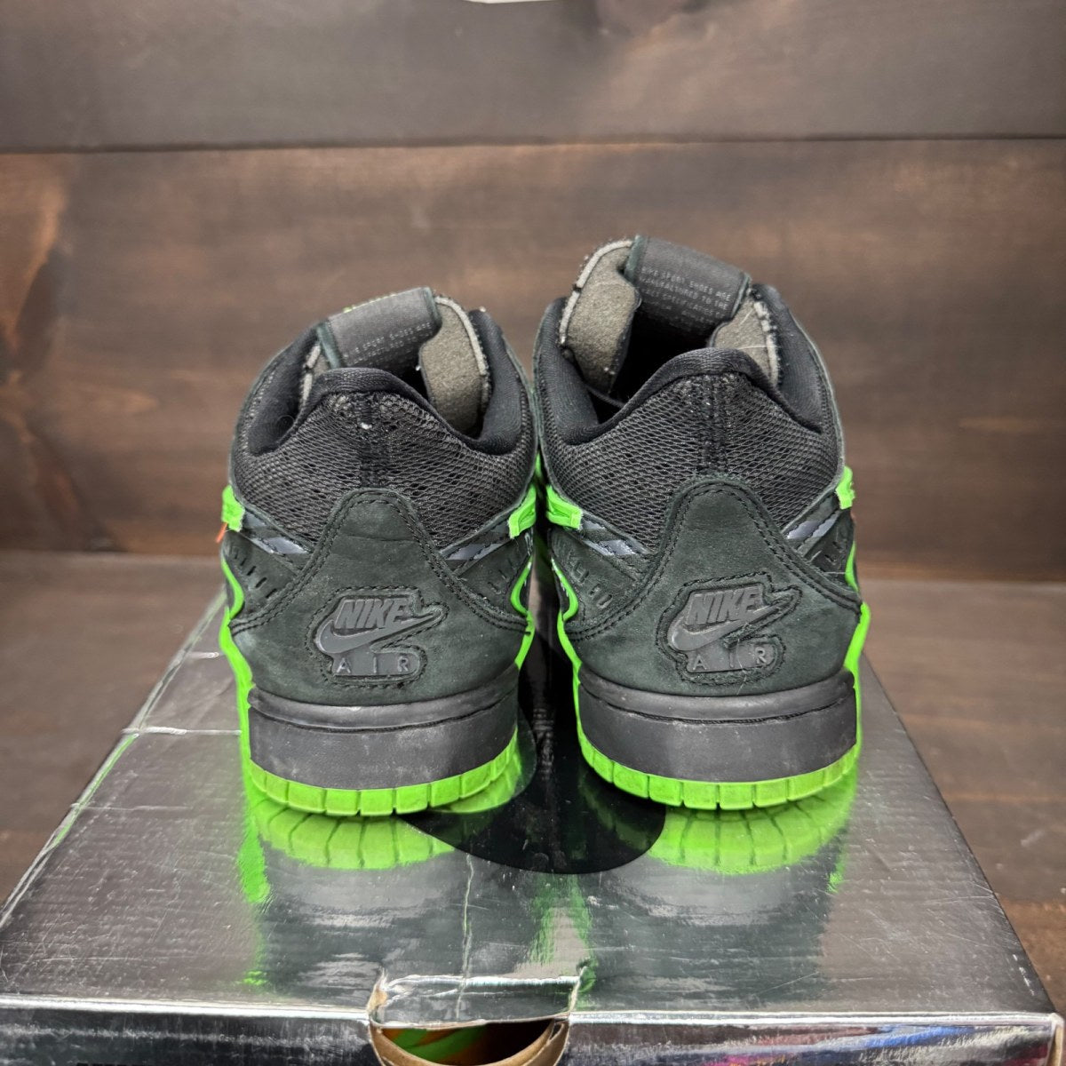 Nike Air Rubber Dunk Off-White Green Strike - Image 5
