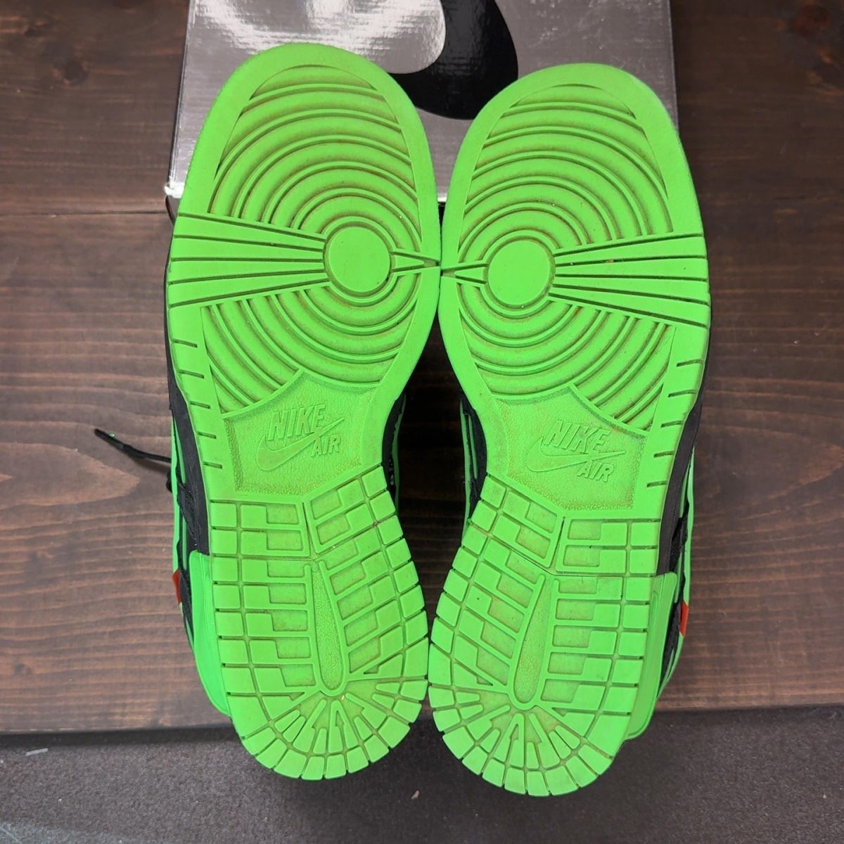 Nike Air Rubber Dunk Off-White Green Strike - Image 8