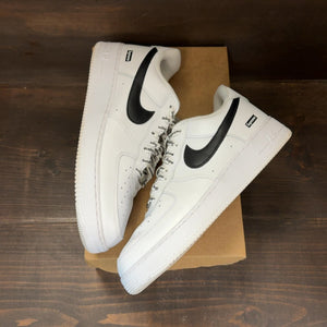 Nike Air Force 1 Low Supreme White Black Size 12 (Pre-Owned) - Image 2