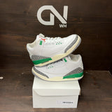 Jordan 3 Retro Lucky Green (Women's) Size 9W (Pre-Owned) - Image 1