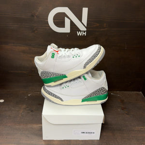 Jordan 3 Retro Lucky Green (Women's) Size 9W (Pre-Owned) - Image 1
