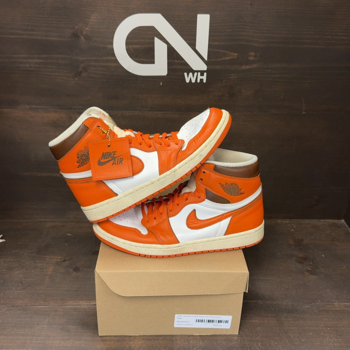 Jordan 1 Retro High OG Starfish (Women's) Size 10W (Pre-Owned) - Image 1