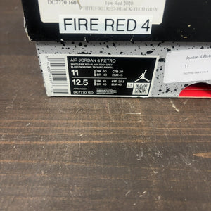 Jordan 4 Retro Fire Red (2020) Size 11 - Image 7