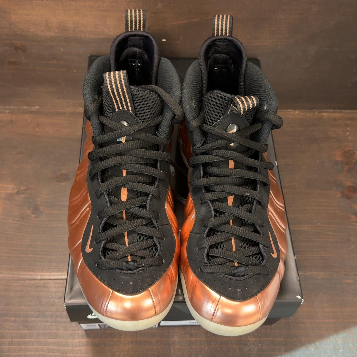 Nike Air Foamposite One Copper (2024) Size 9.5 (Pre-Owned) - tag