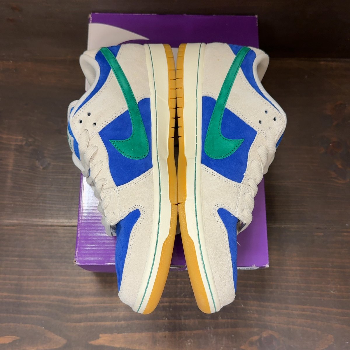 Nike SB Dunk Low Hyper Royal Malachite Size 12 (Pre-Owned) - aux